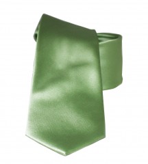        NM Satin Krawatte - Hellgrün Unifarbige Krawatten